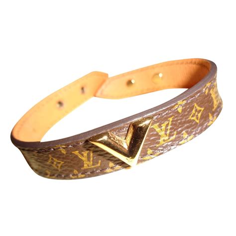 lv link bracelet|bracelet Louis Vuitton marron.